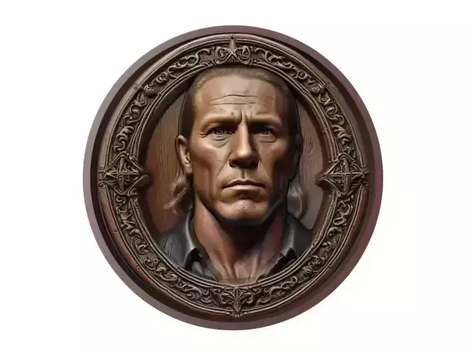Shawn Michaels Medallion 3D print model