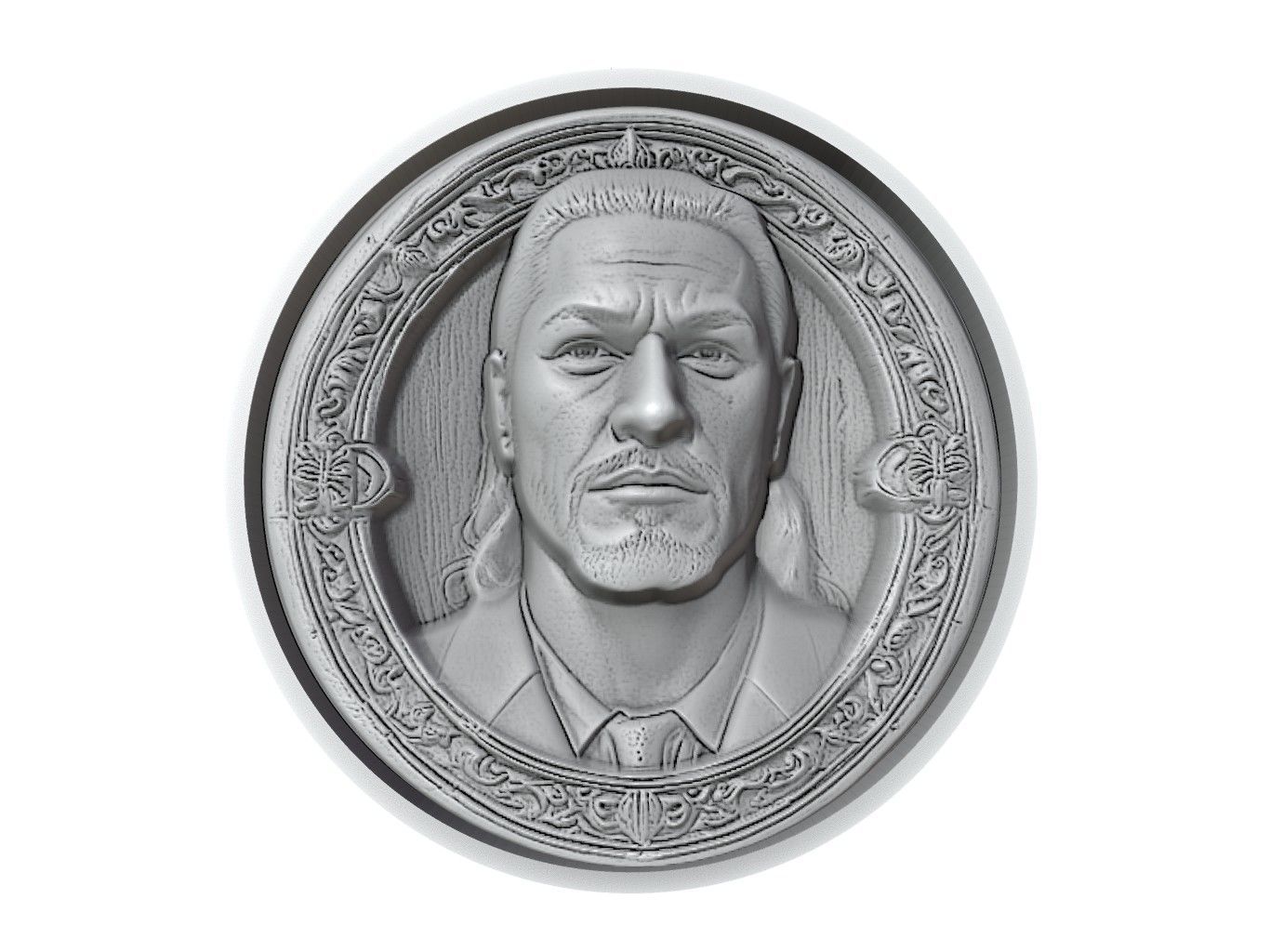 Roman Reigns Medallion 3D print model_2