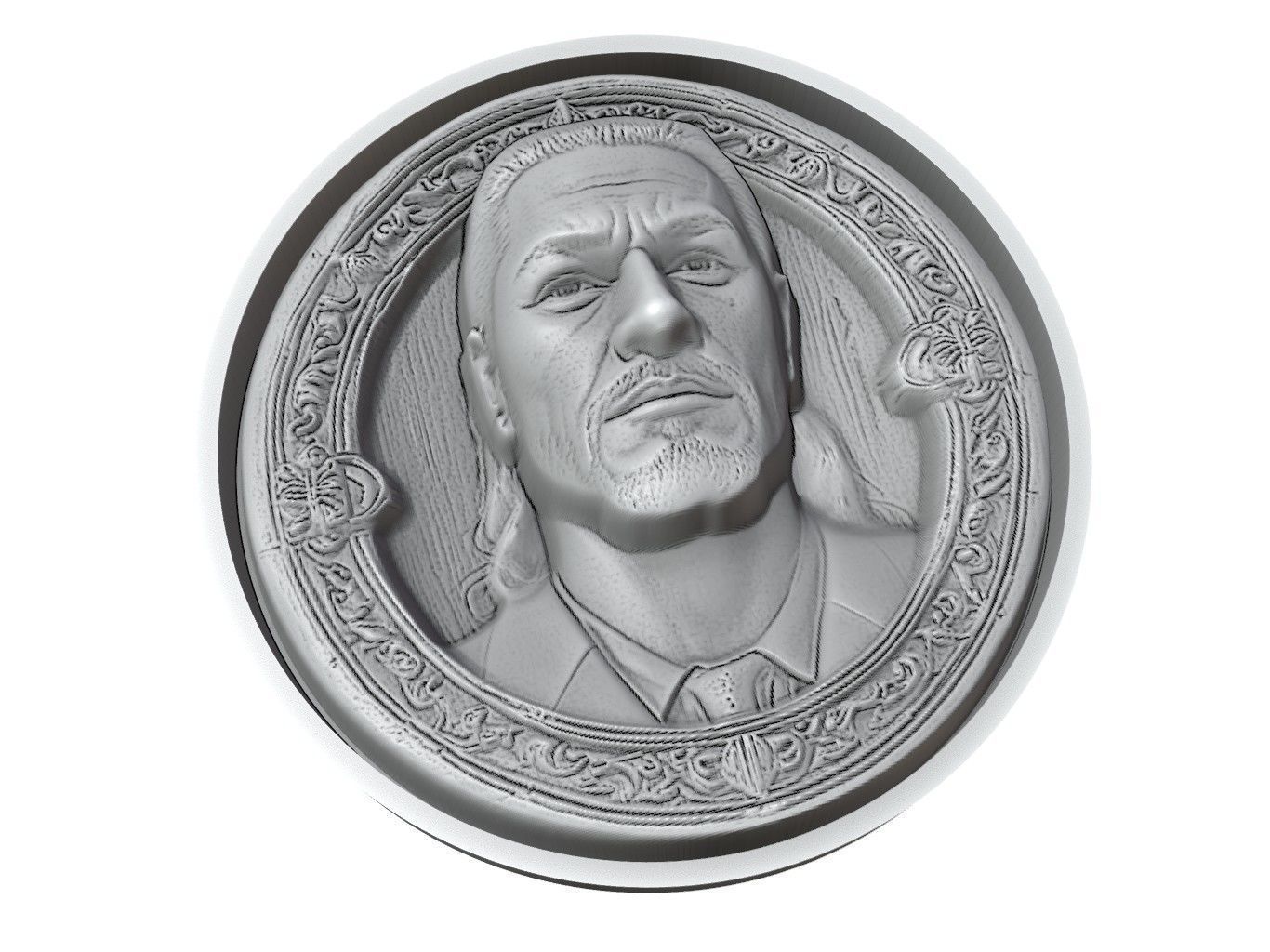 Roman Reigns Medallion 3D print model_3
