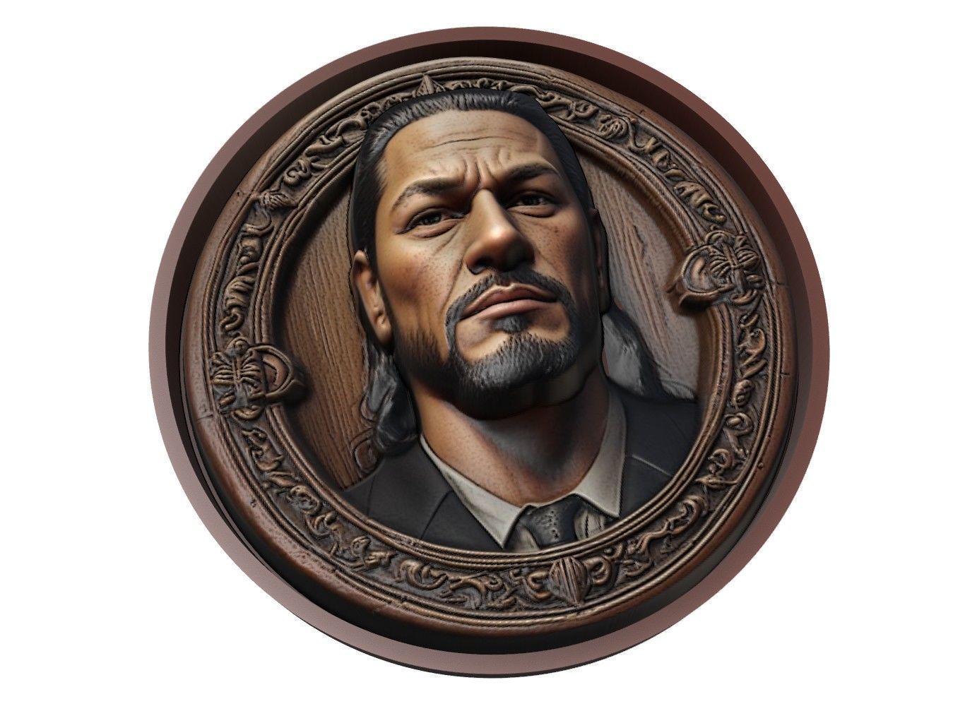 Roman Reigns Medallion 3D print model_1