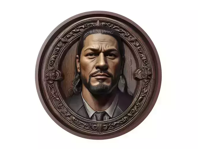 Roman Reigns Medallion 3D print model