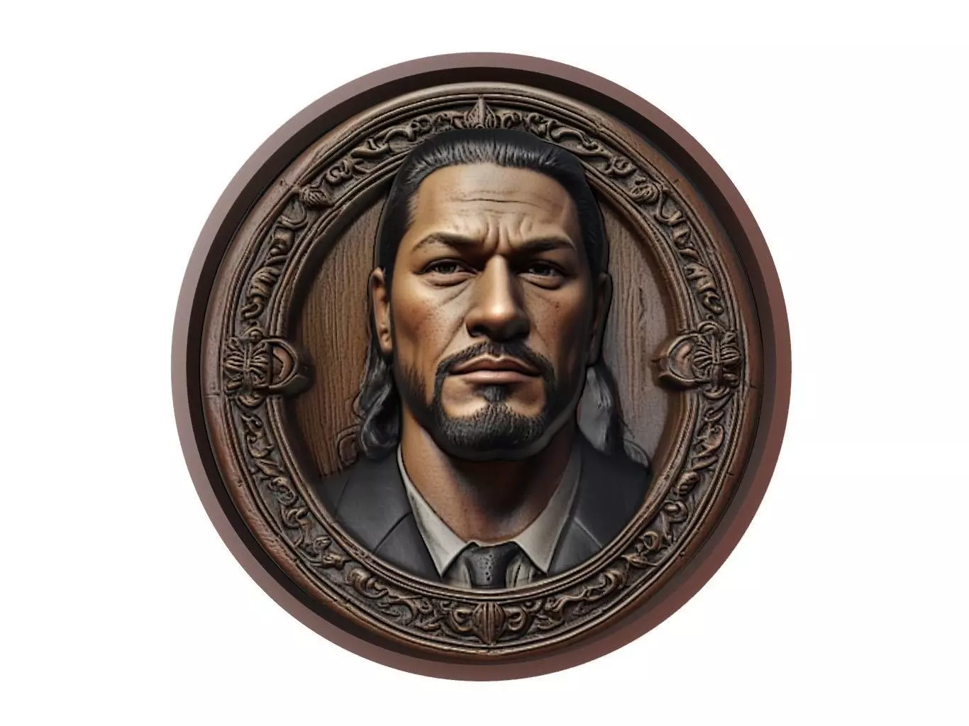 Roman Reigns Medallion 3D print model_0
