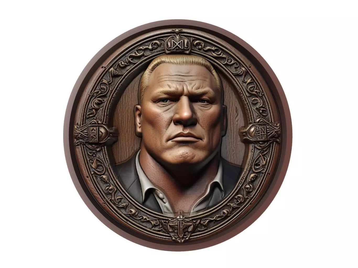Brock Lesnar Medallion 3D print model