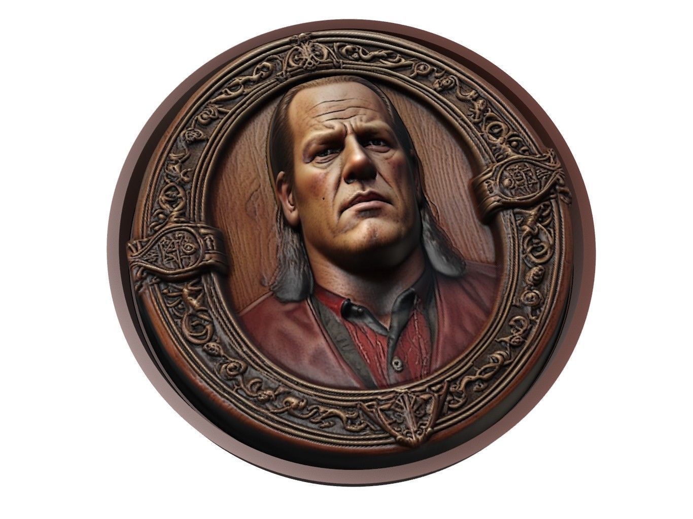 Kane Medallion 3D print model_1