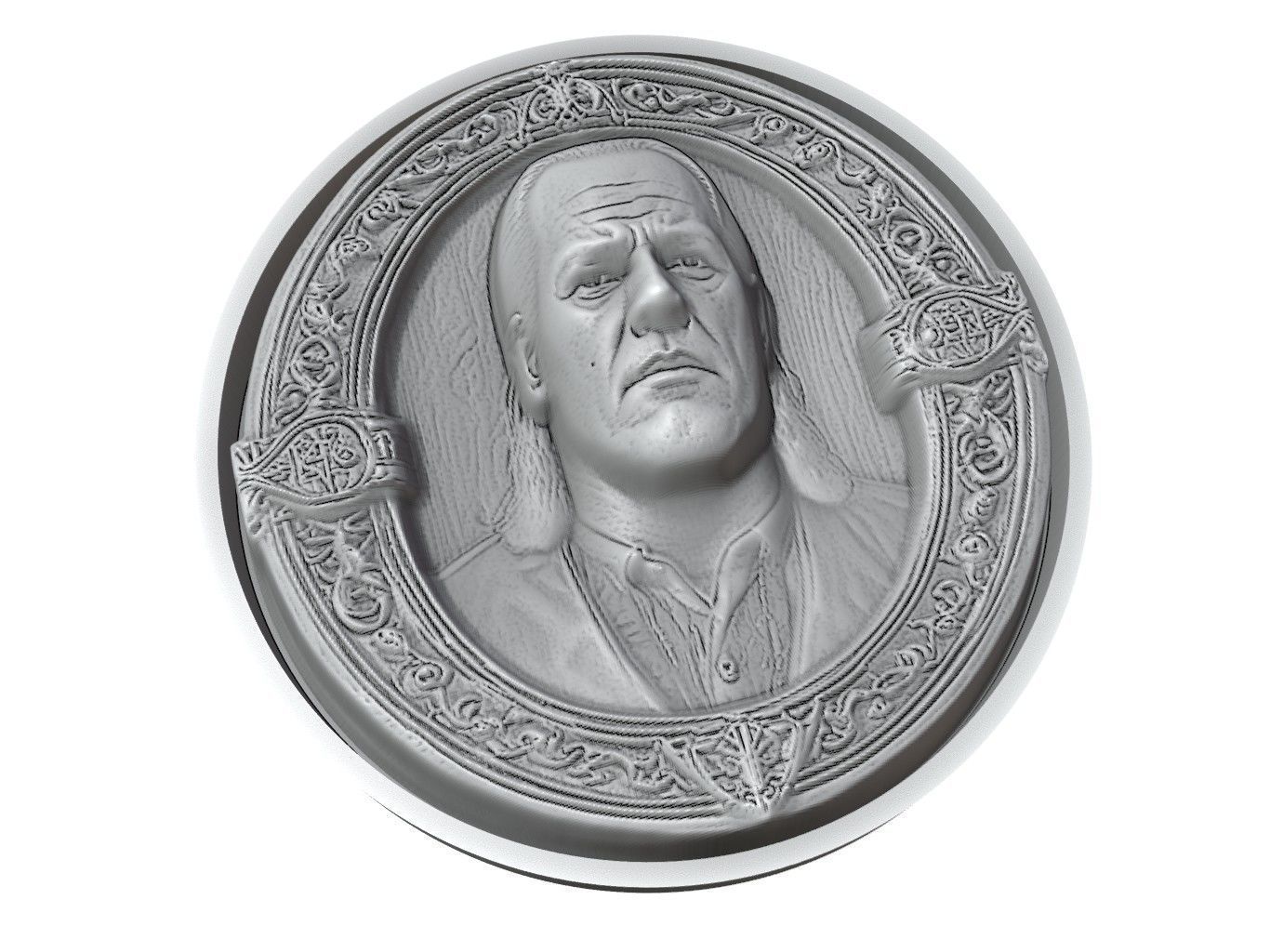 Kane Medallion 3D print model_3