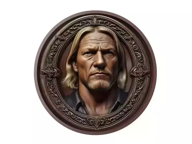 Edge Medallion 3D print model