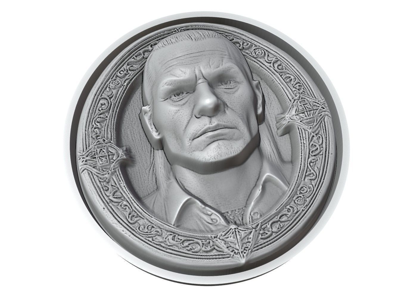 Jeff Hardy Medallion 3D print model_3