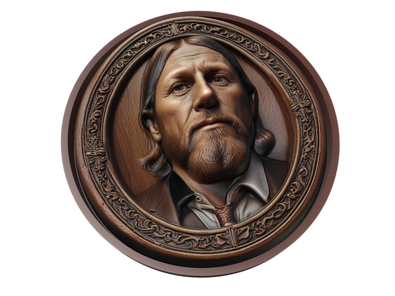 Daniel Bryan Medallion 3D print model_1