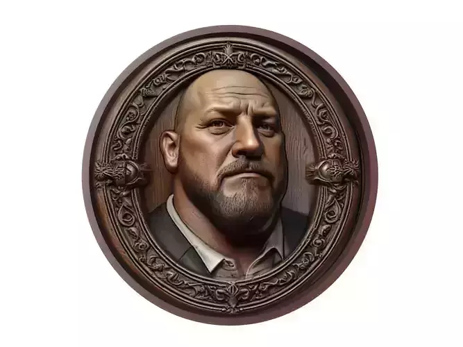 Big Show Medallion 3D print model