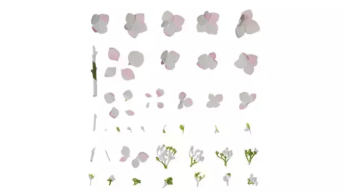 Anydrafts Hydrangea macrophylla Flower 18