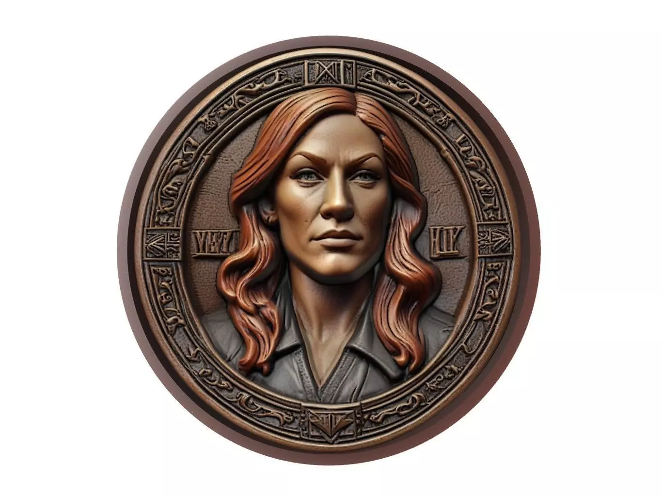 Becky Lynch Medallion 3D print model
