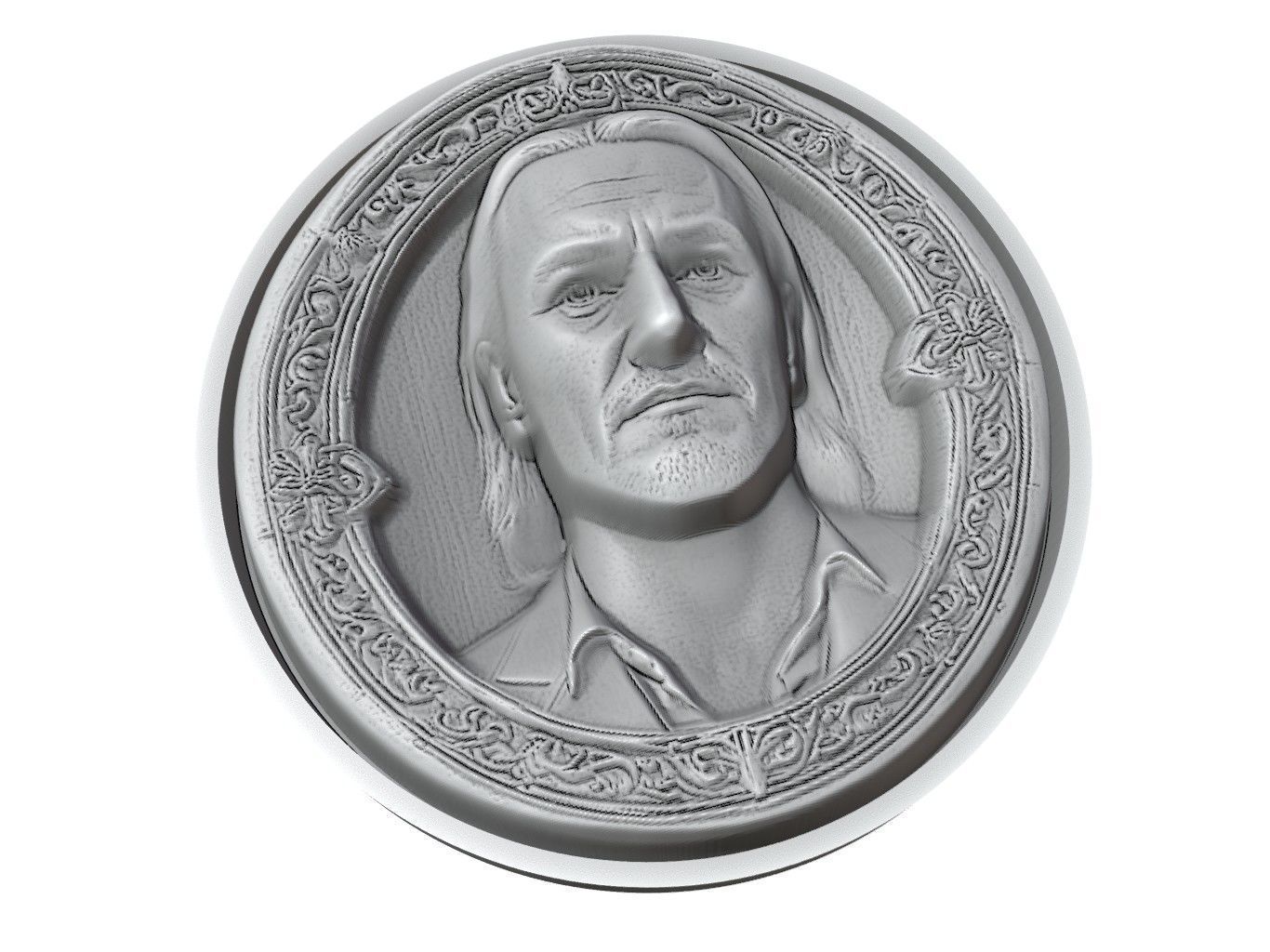 Drew McIntyre Medallion 3D print model_3