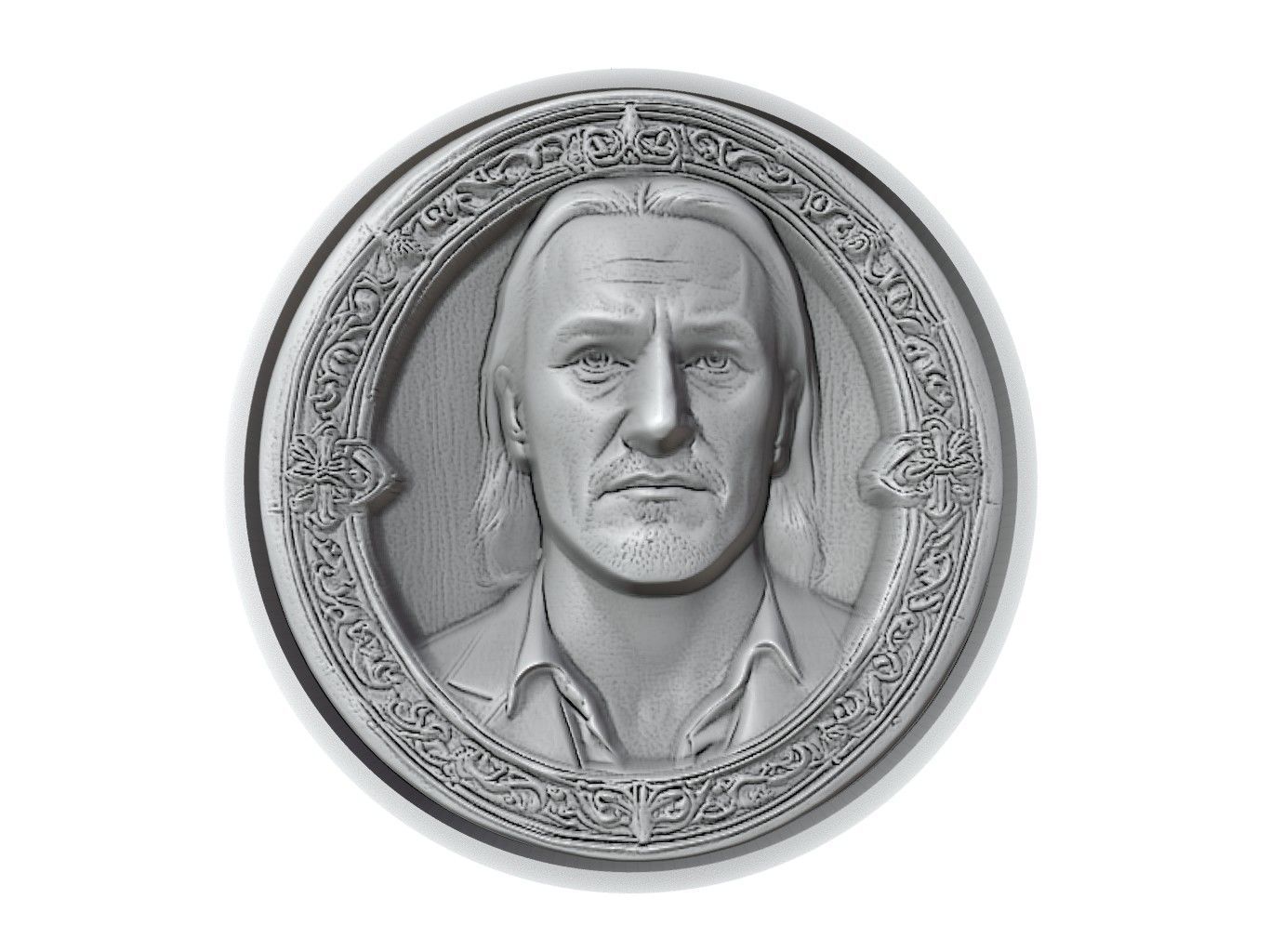 Drew McIntyre Medallion 3D print model_2