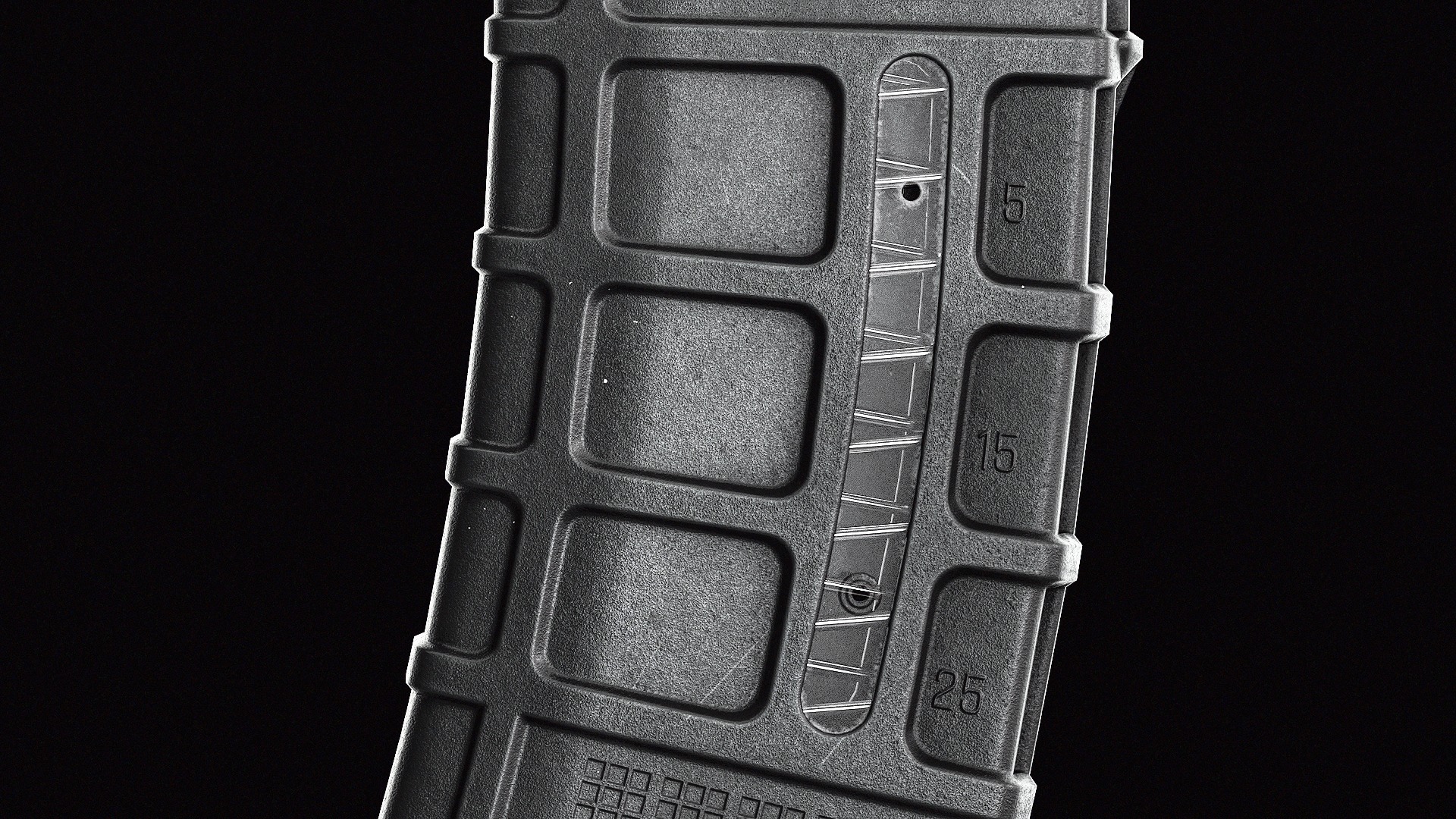 Magpul PMag 30 Window Magazine Low-poly 3D model_4
