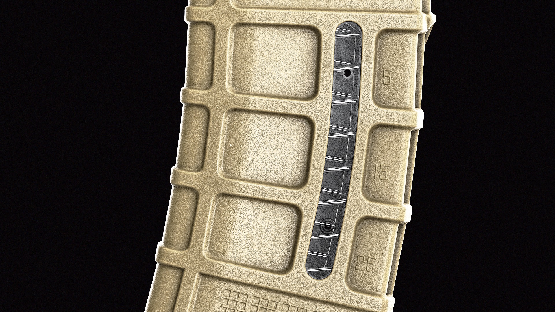 Magpul PMag 30 Window Magazine Low-poly 3D model_6