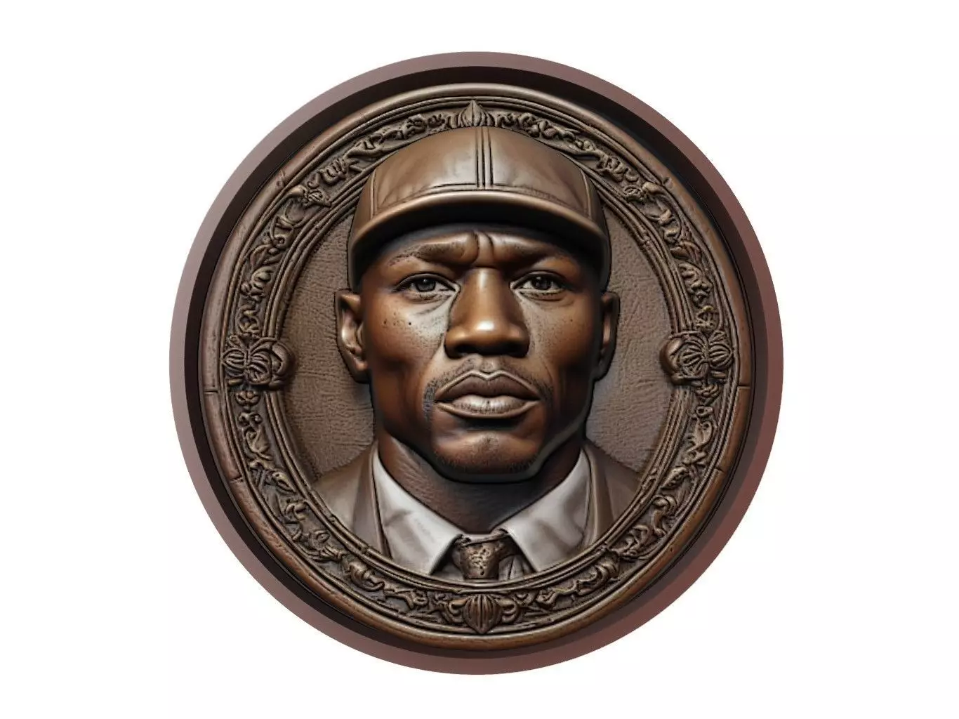 Floyd Mayweather Jr Medallion 3D print model_0
