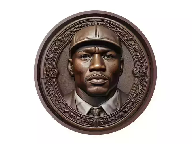Floyd Mayweather Jr Medallion 3D print model