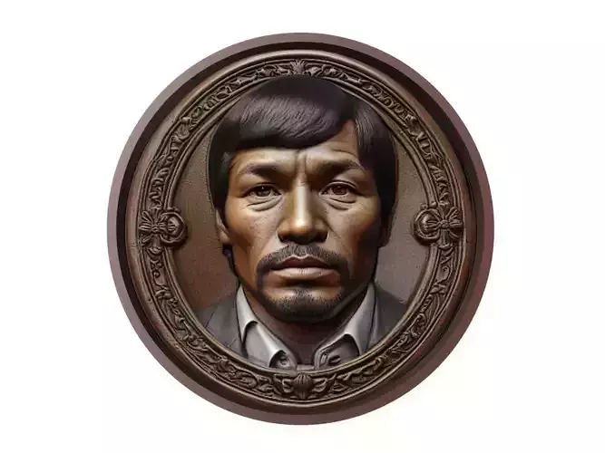 Manny Pacquiao Medallion 3D print model