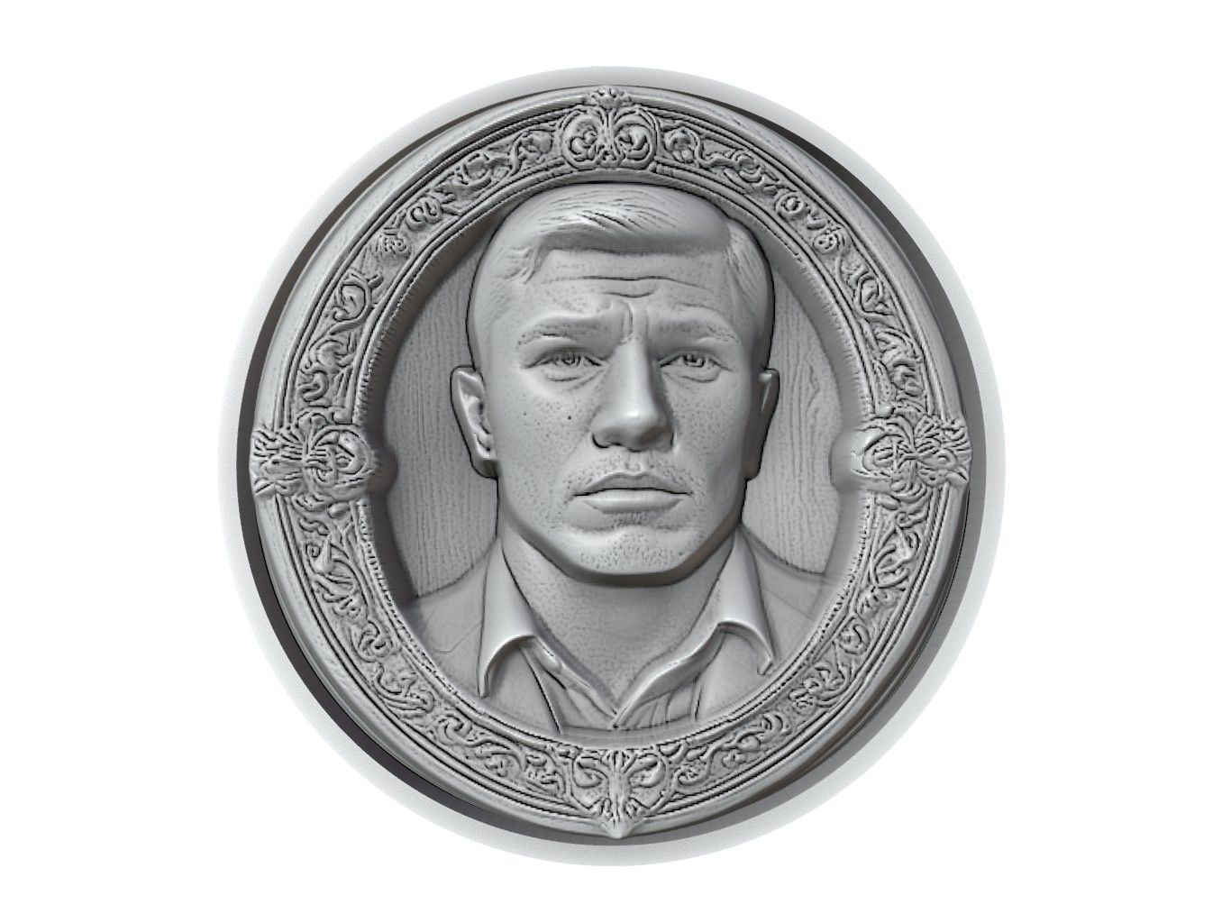 Canelo Alvarez Medallion 3D print model_2