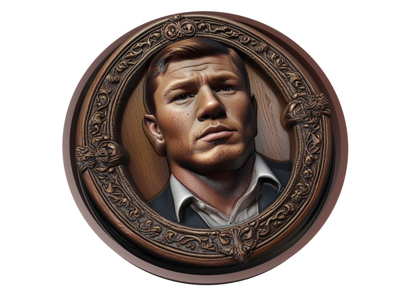 Canelo Alvarez Medallion 3D print model_1