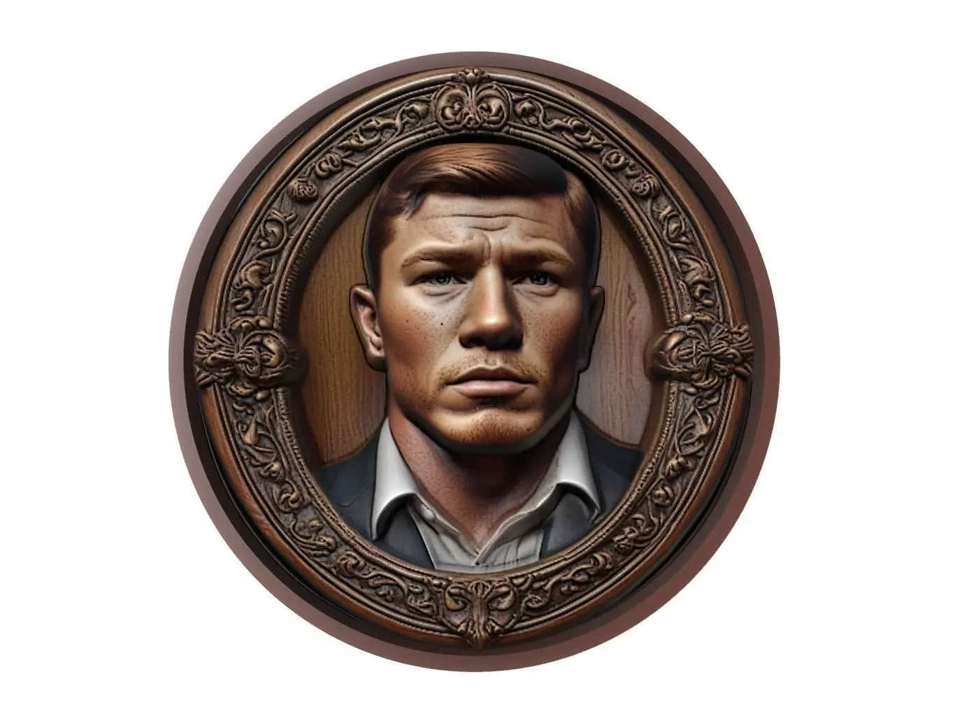 Canelo Alvarez Medallion 3D print model_0