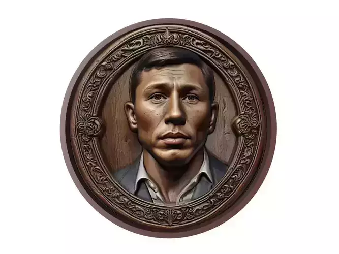Gennady Golovkin Medallion 3D print model