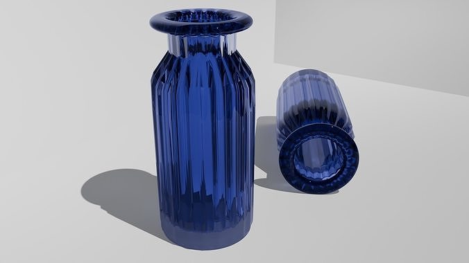 Glass vase Free 3D model