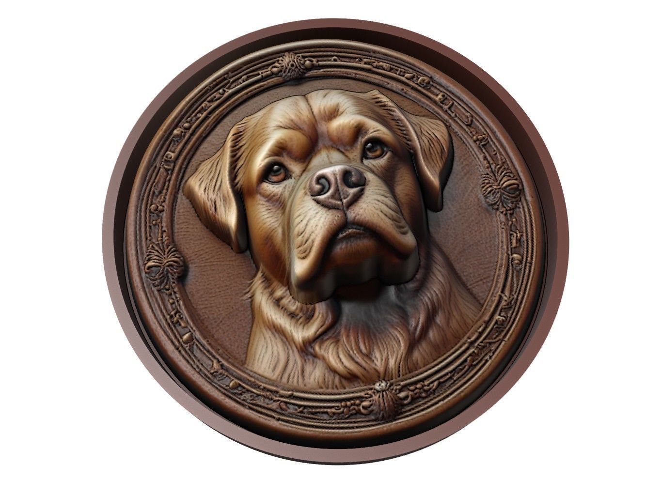 Giba Medallion 3D print model_1