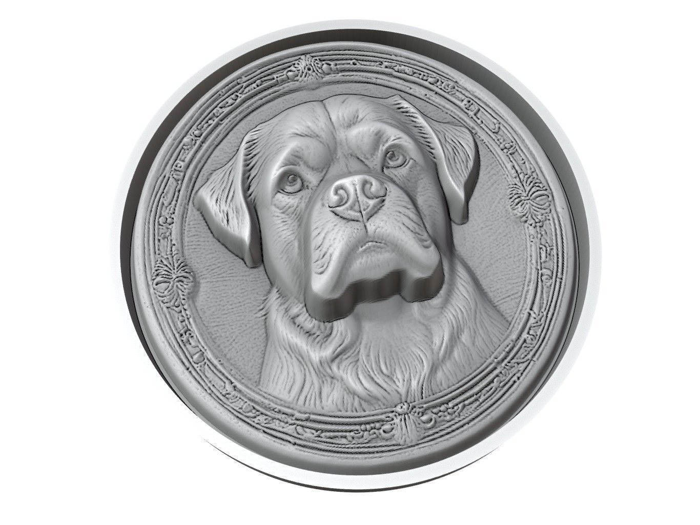 Giba Medallion 3D print model_3