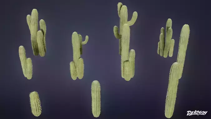 FOLIAGE - Saguaro Cactus - LOW POLY