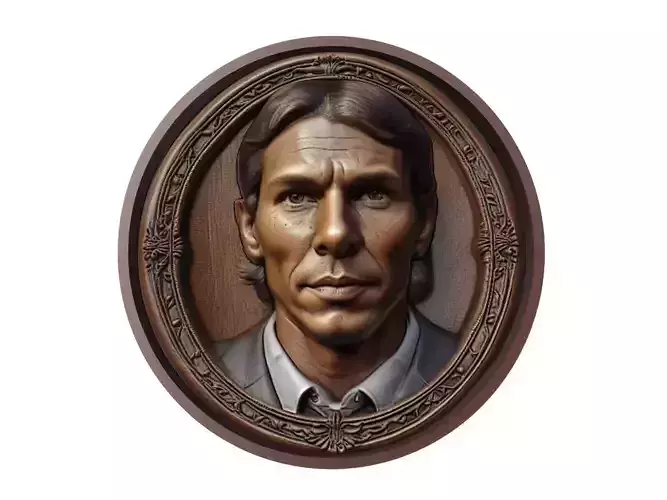 Rafael Nadal Medallion 3D print model