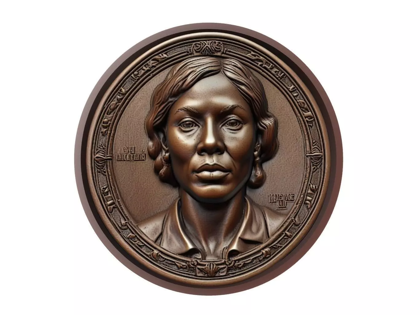 Venus Williams Medallion 3D print model