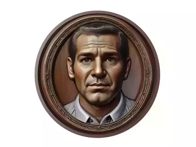 Pete Sampras Medallion 3D print model