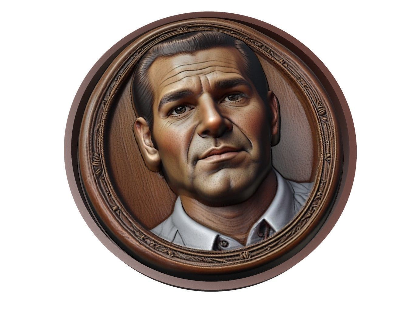 Pete Sampras Medallion 3D print model_1