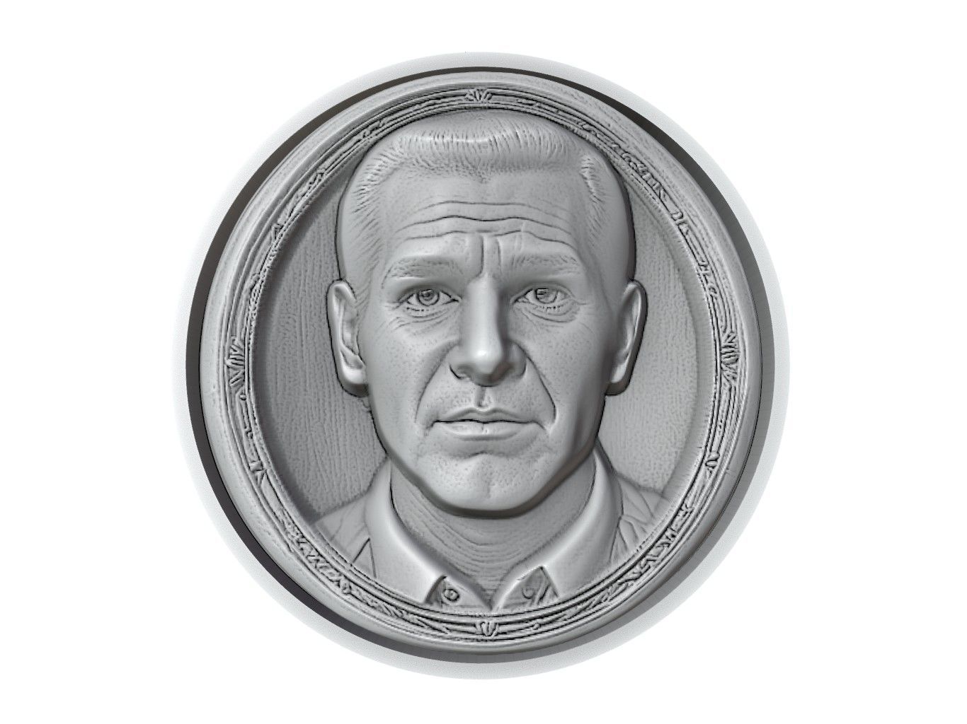 Pete Sampras Medallion 3D print model_2