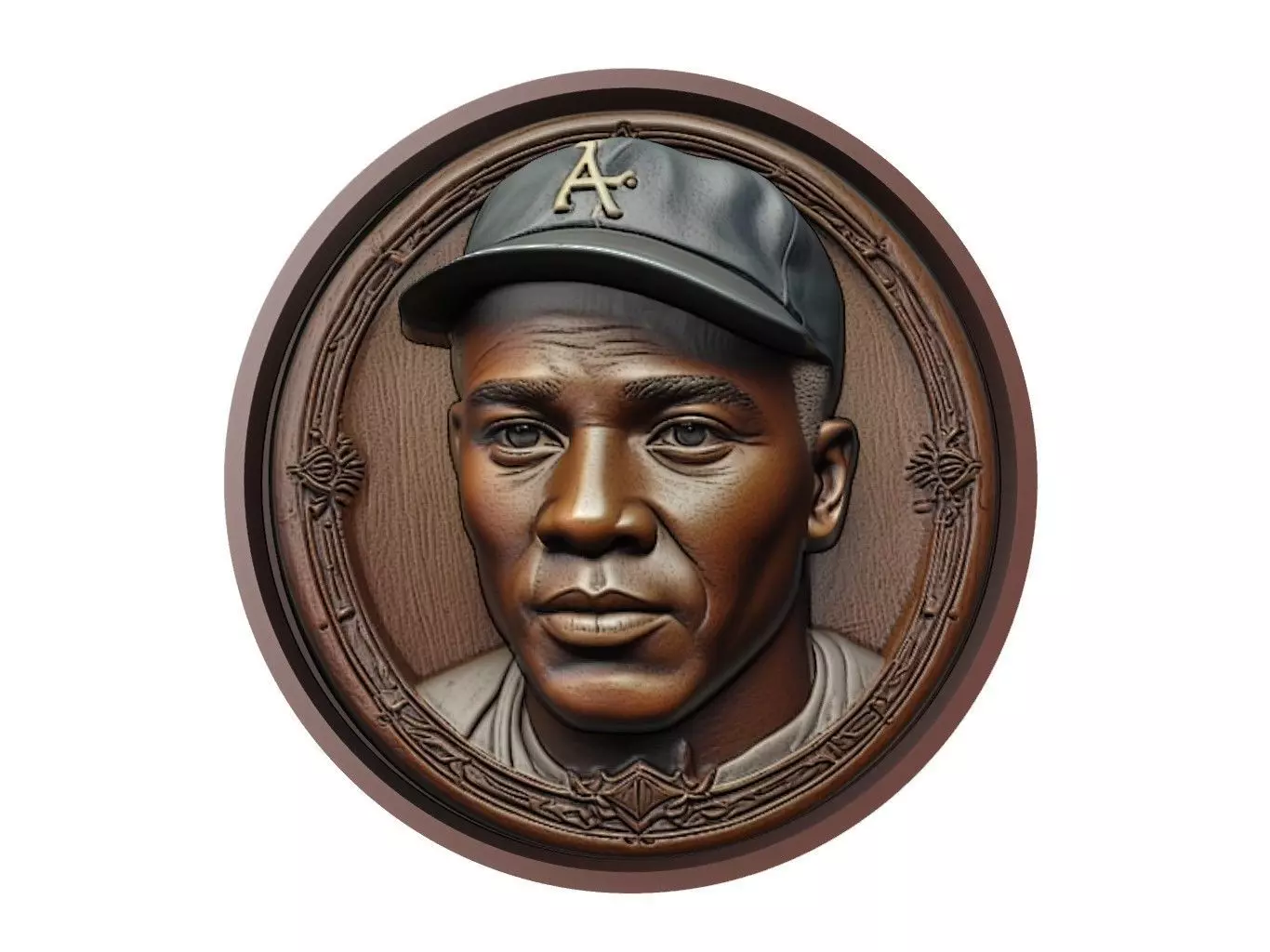 Jackie Robinson Medallion 3D print model