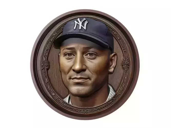 Derek Jeter Medallion 3D print model