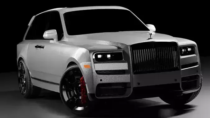 Rigged Rolls Royce Cullinan  animation ready