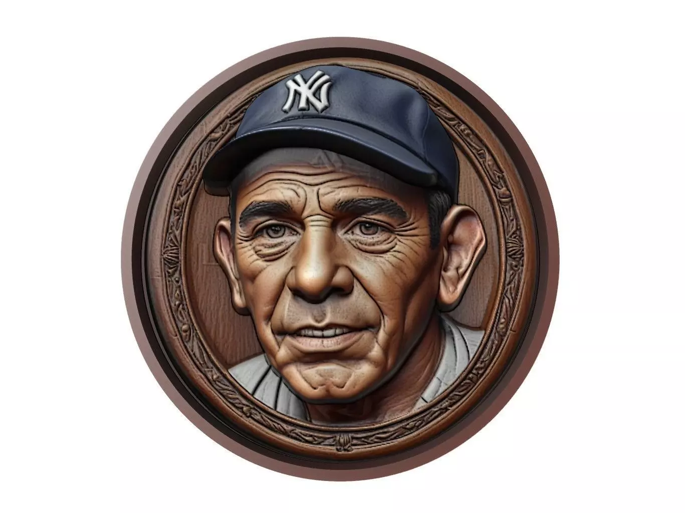 Yogi Berra Medallion 3D print model