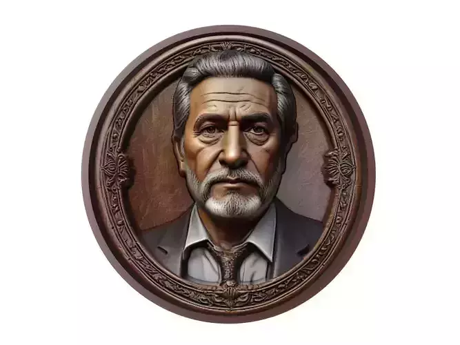 Kianoush Rostami Medallion 3D print model