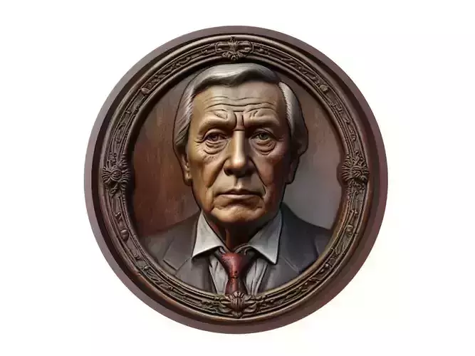 Leonid Taranenko Medallion 3D print model