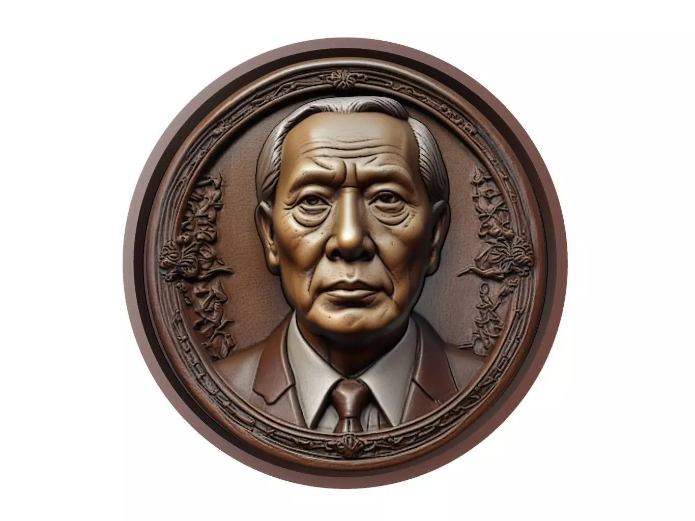 Kuo Hsing-Chun Medallion 3D print model