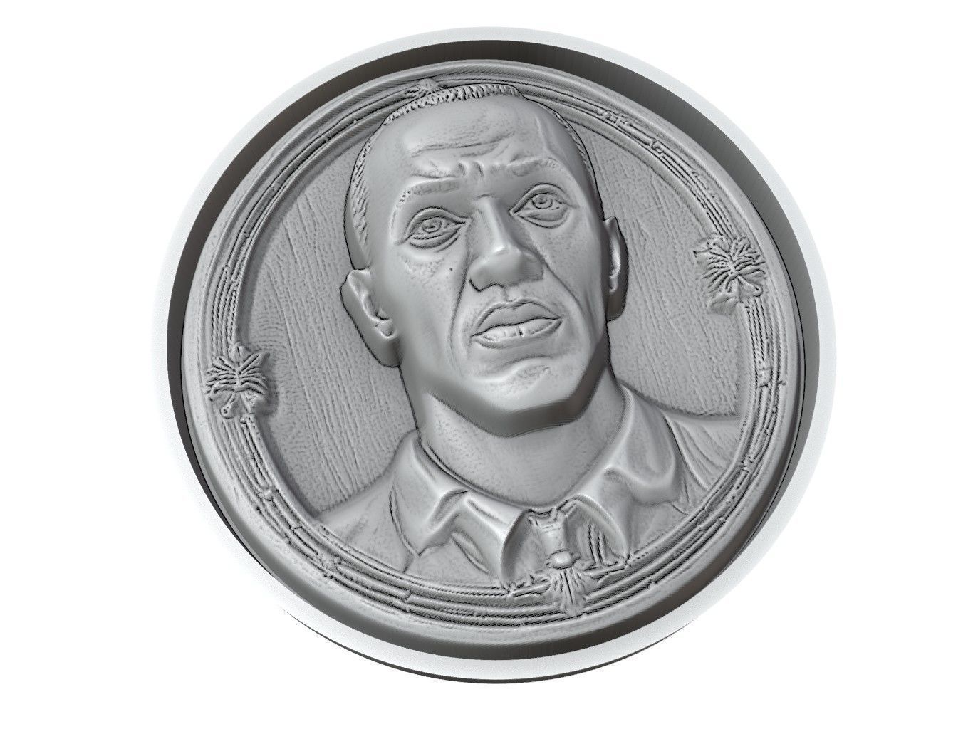 Usain Bolt Medallion 3D print model_3