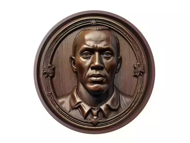Usain Bolt Medallion 3D print model
