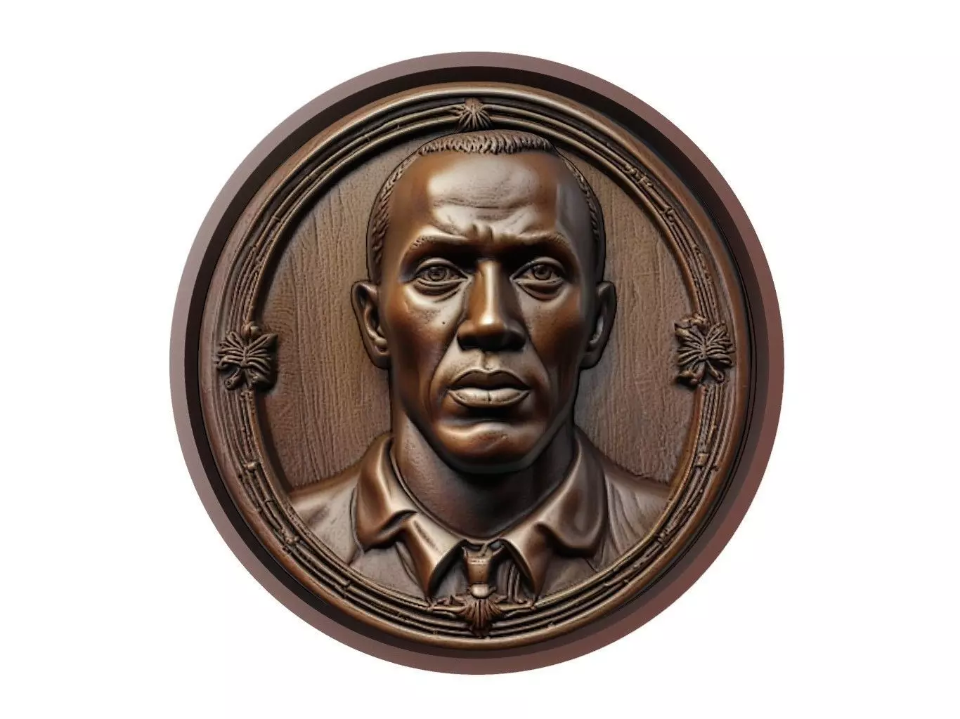 Usain Bolt Medallion 3D print model_0