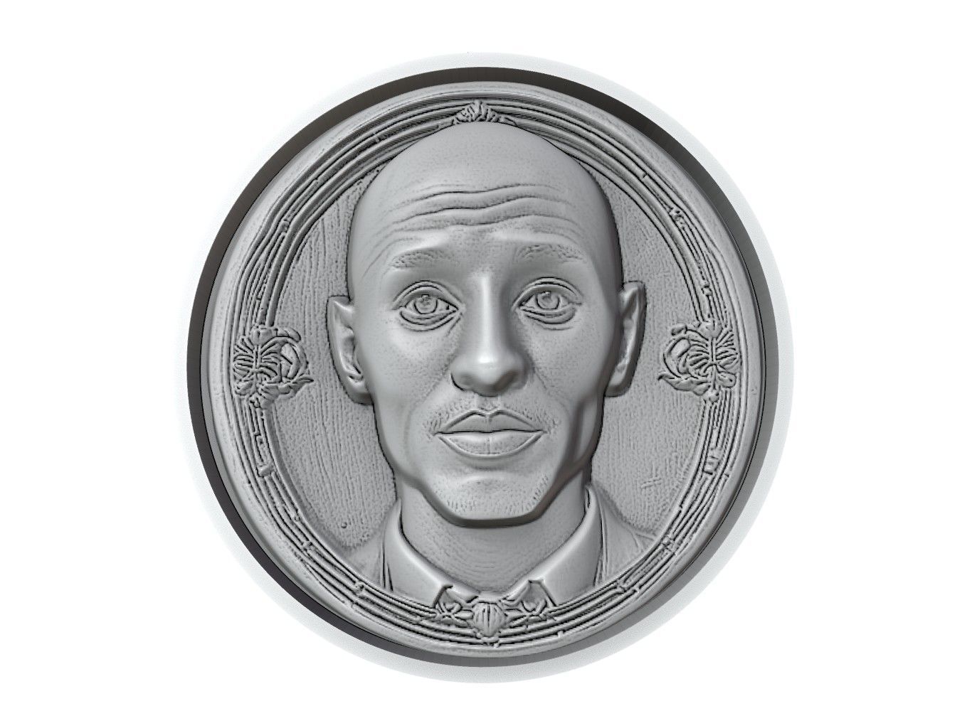 Mo Farah Medallion 3D print model_2
