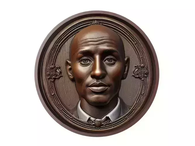 Mo Farah Medallion 3D print model