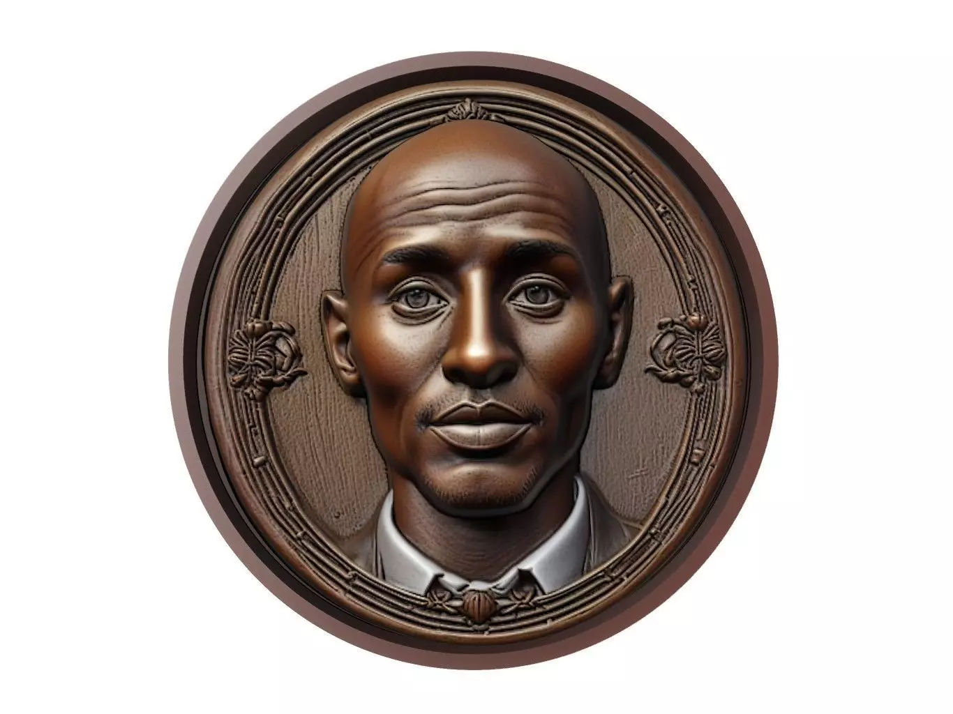 Mo Farah Medallion 3D print model_0