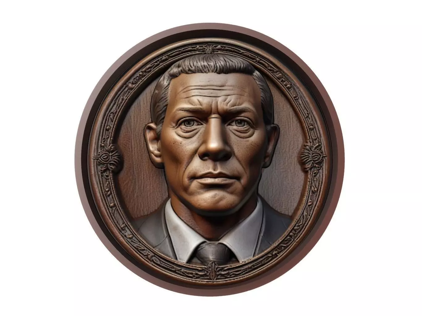 Michael Johnson Medallion 3D print model