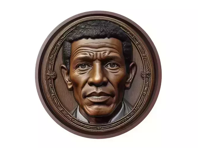 Haile Gebrselassie Medallion 3D print model